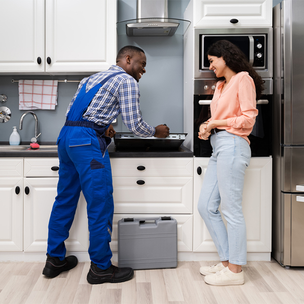 what kind of warranty do you offer on your cooktop repair services in Brown